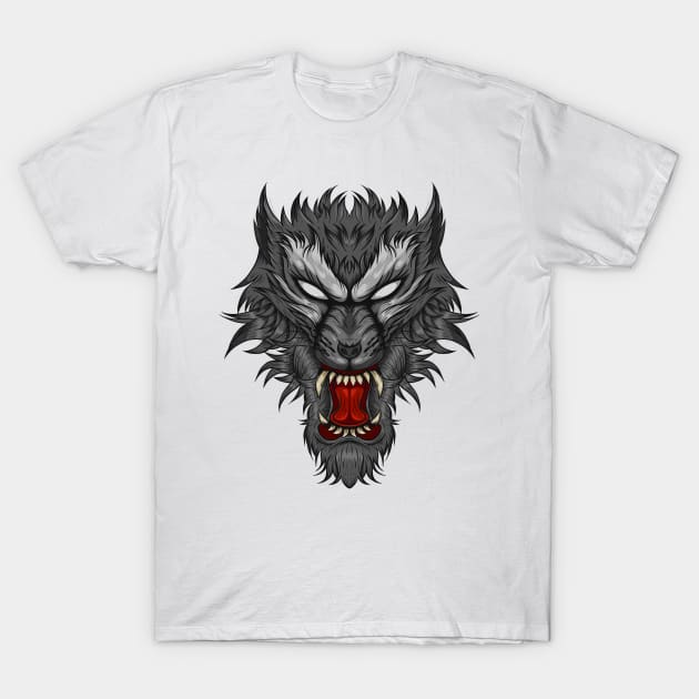 The Wolf T-Shirt by debageur